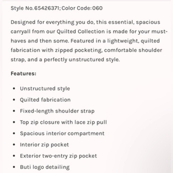 NWOT FP Movement x Free People Quilted Carryall in Army - Picture 6 of 9